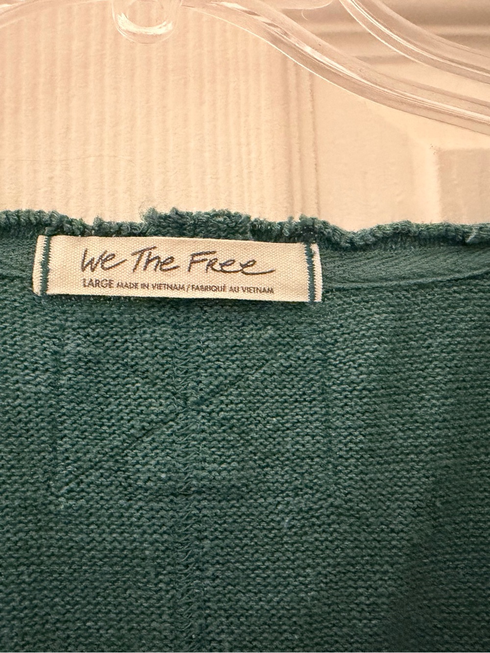 Free People Green Wrap Long-Sleeve Top - Picture 2 of 3